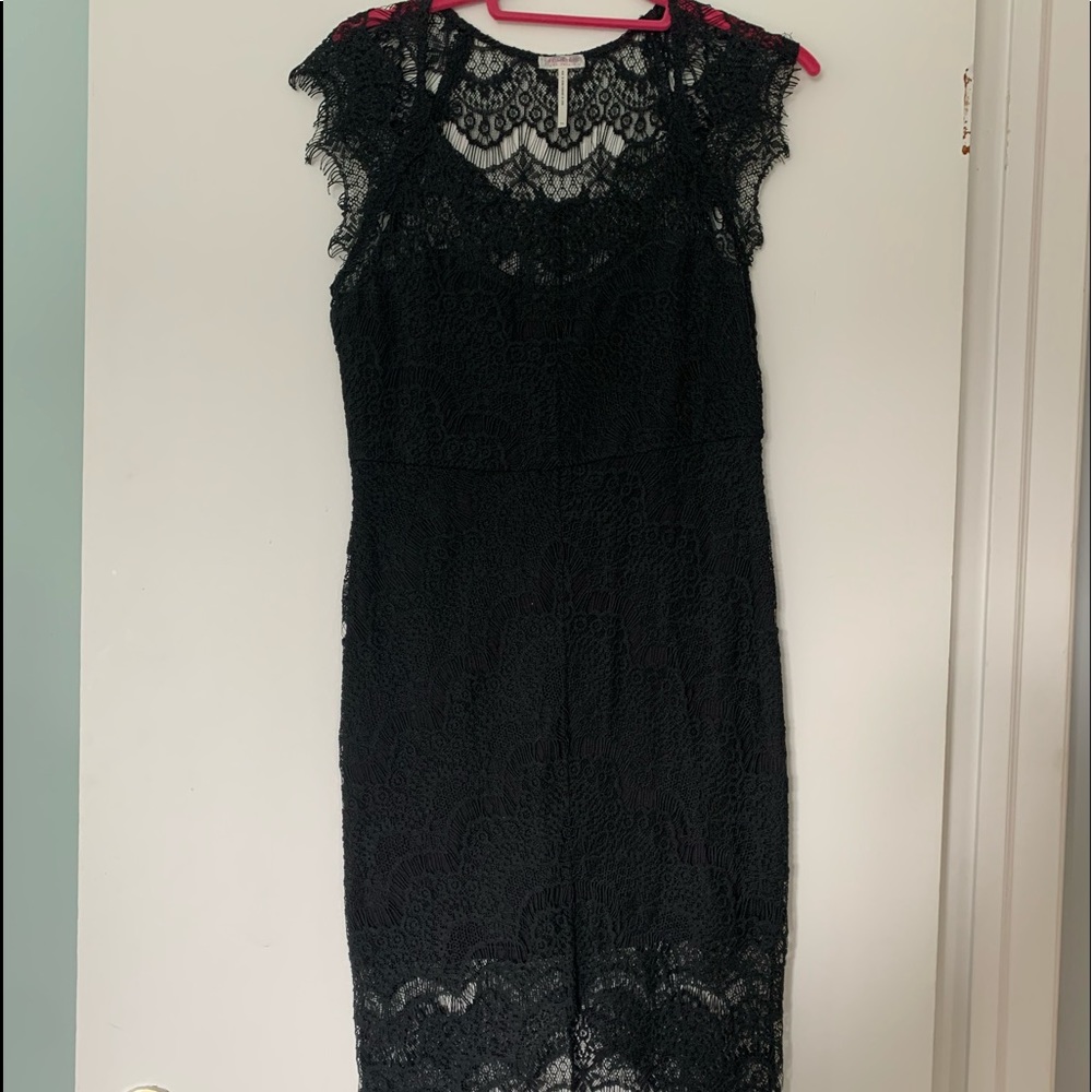 Free People black lace dress